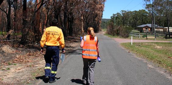 NSW RFS members and Bushfire CRC researchers worked side by side