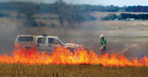 Prescribed Burn in Shelford, Victoria